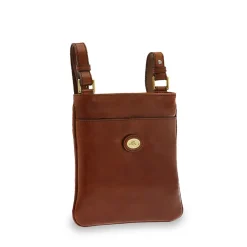 Bandoliera Uomo THE BRIDGE linea Story in Pelle Marrone