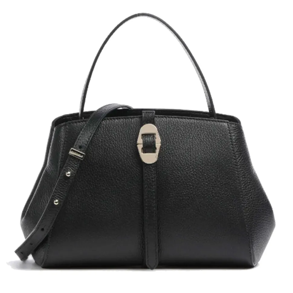 Borsa a Mano COCCINELLE Linea Chara in Pelle Nera