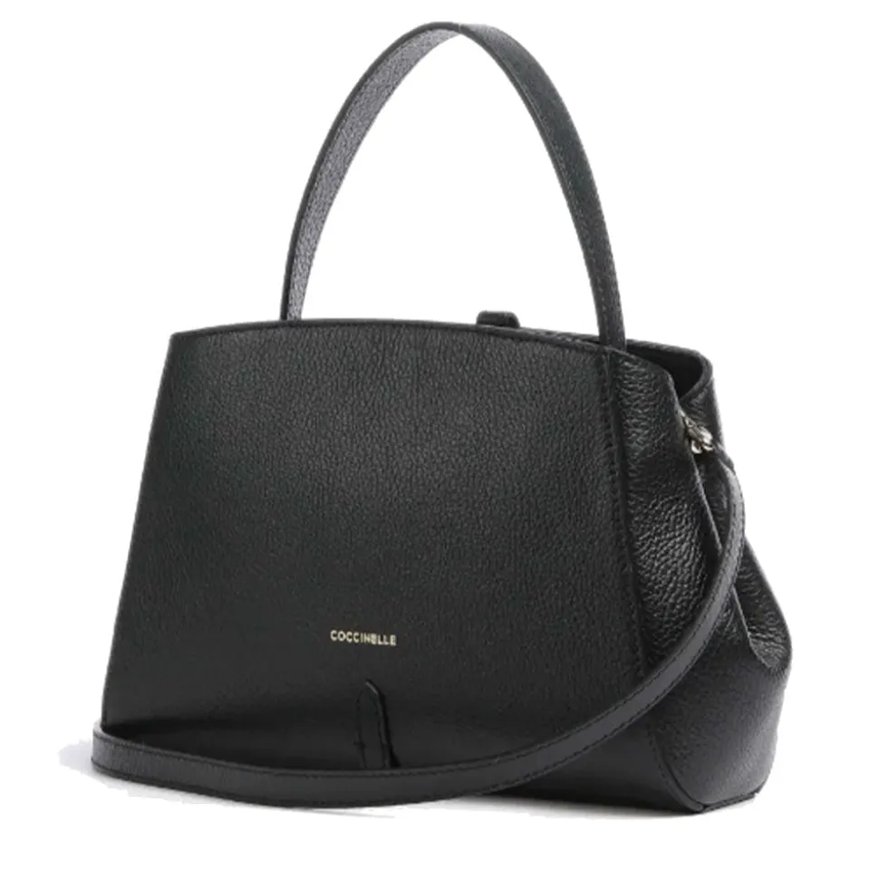 Borsa a Mano COCCINELLE Linea Chara in Pelle Nera