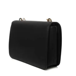 Borsa a Mano con Tracolla LOVE MOSCHINO linea Lovely Chain colore Nero