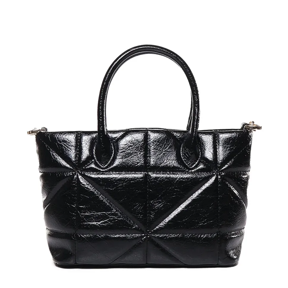 Borsa a Mano LOVE MOSCHINO linea Geometric Quilted Trapuntato Nero