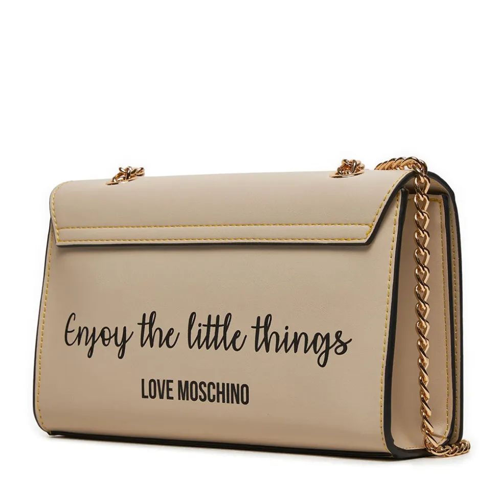 Borsa a Spalla e a Tracolla LOVE MOSCHINO linea Enjoy The Little Things Avorio