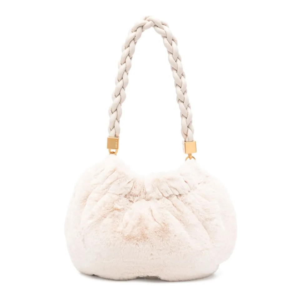 Borsa a Spalla LIU JO in Eco-Fur colore True Champagne
