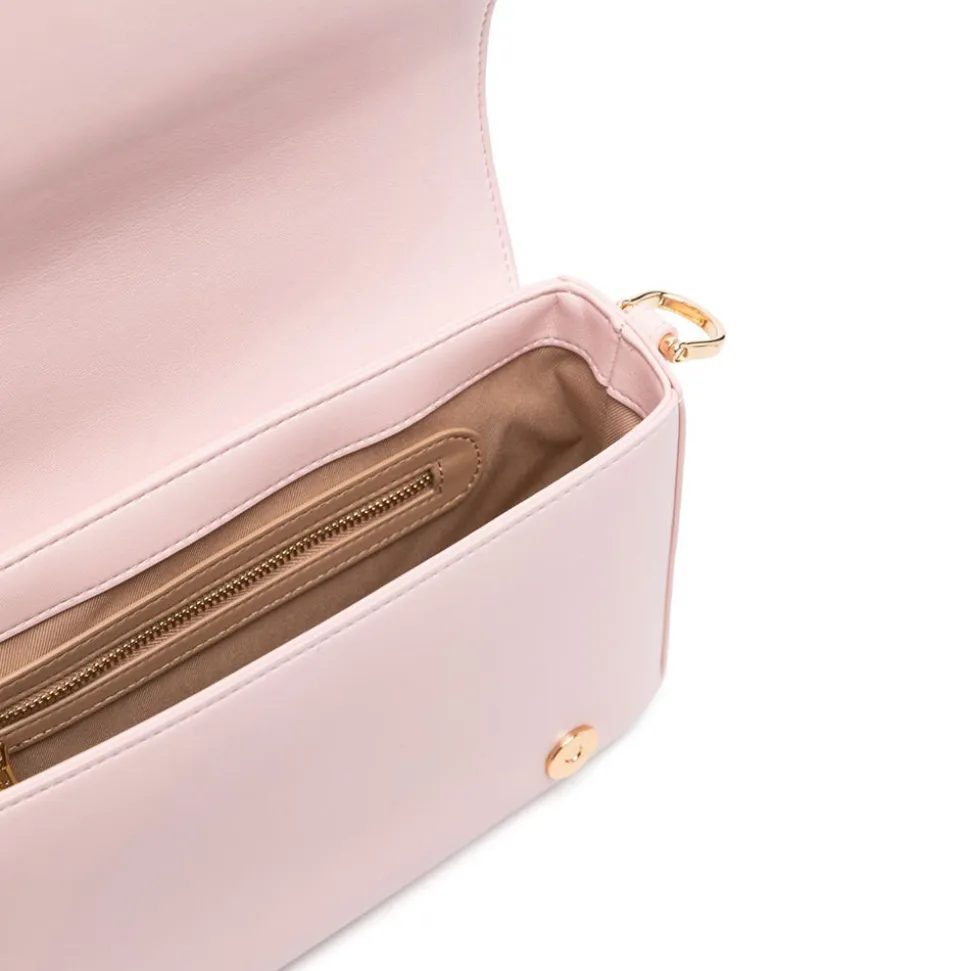 Borsa a Tracolla LOVE MOSCHINO linea Dangling in Pelle Rosa Cipria