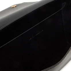 Borsa a Tracolla LOVE MOSCHINO Nera con Borchie