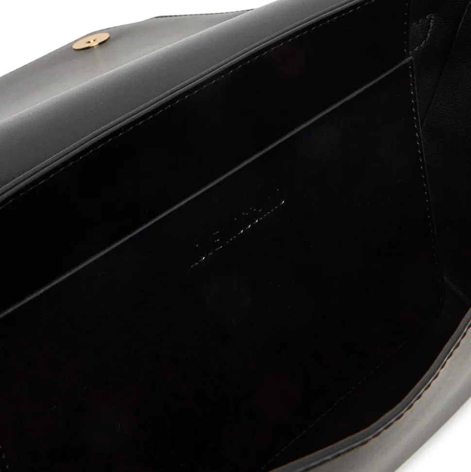 Borsa a Tracolla LOVE MOSCHINO Nera con Borchie