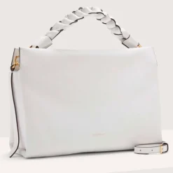 Borsa Donna a Mano COCCINELLE in Pelle linea Boheme Medium colore Brillant White - Celadon Green