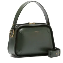 Borsa Donna a Mano COCCINELLE in Pelle linea Maleta Calf Cocker Small Colore Alga
