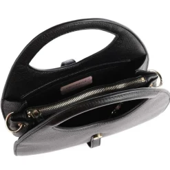 Borsa Donna a Mano COCCINELLE in Pelle nera della linea Cosima, Taglia Small
