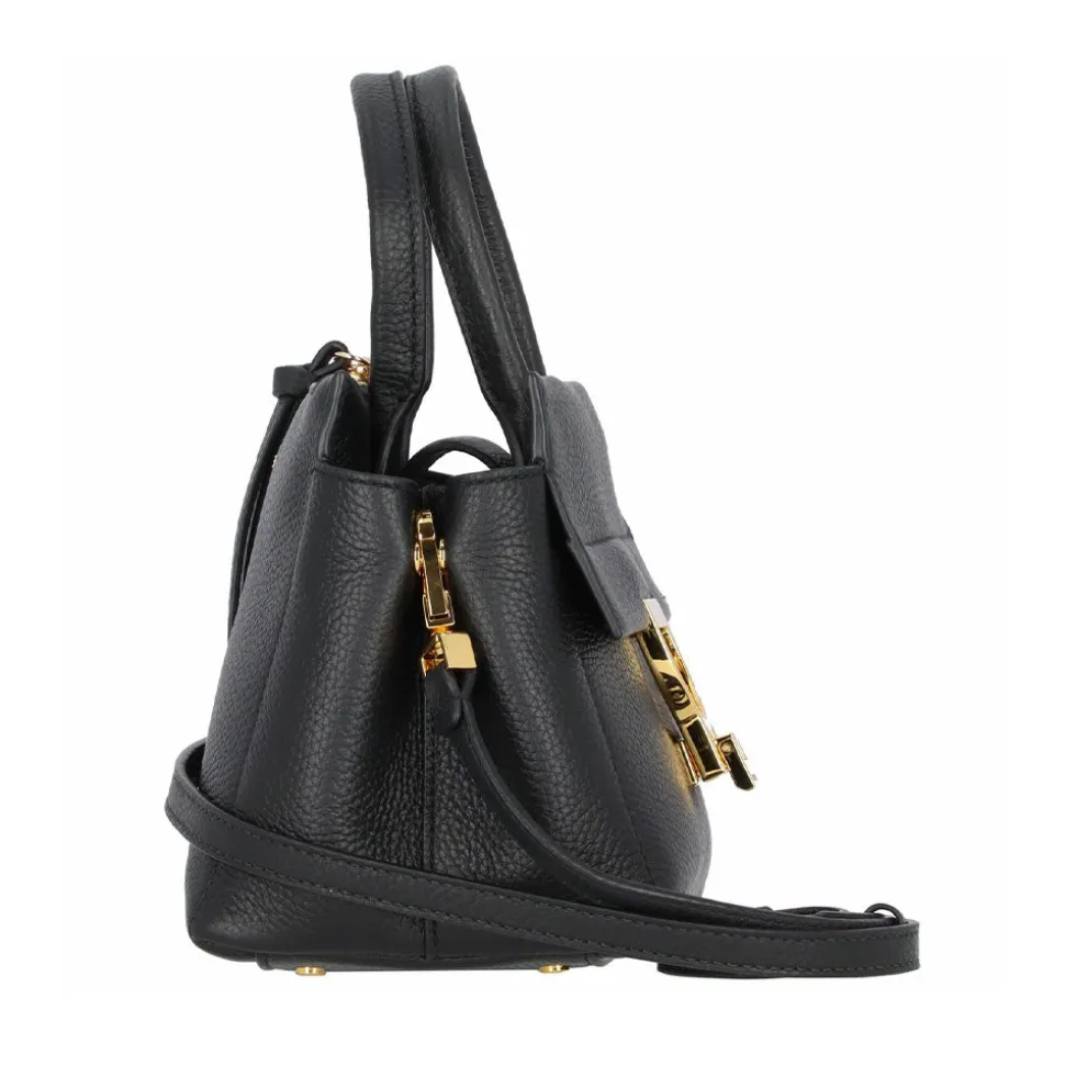 Borsa Donna a Mano COCCINELLE in Pelle linea Arlettis Colore Nero Misura Piccola