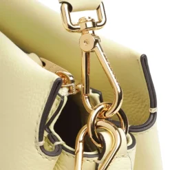 Borsa Donna a Mano COCCINELLE in Pelle Linea Boheme Small colore Lime Wash - Powder Pink