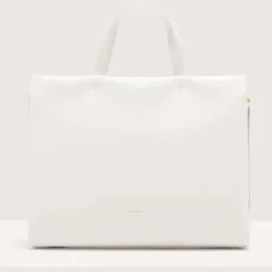 Borsa Donna a Mano COCCINELLE in Pelle linea Boheme Large colore Brillant White