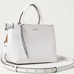 Borsa Donna a Mano COCCINELLE in Pelle linea Arlettis Medium Colore Brillant White
