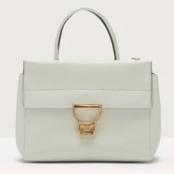 Borsa Donna a Mano COCCINELLE in Pelle linea Arlettis Medium Colore Celadon Green