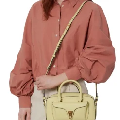 Borsa Donna a Mano COCCINELLE in Pelle linea Beat Soft Colore Lime Wash
