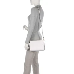 Borsa Donna a Mano COCCINELLE in Pelle Linea Boheme Small colore Brillant White - Celadon Green