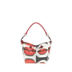 Borsa Donna a Mano con Tracolla GABS G3 PLUS Medium in Pelle stampa Baci