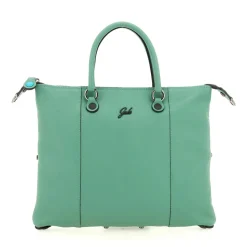 Borsa Donna a Mano con Tracolla GABS G3 PLUS Medium in Pelle Martellata Verde Filodendro