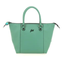 Borsa Donna a Mano con Tracolla GABS G3 PLUS Medium in Pelle Martellata Verde Filodendro
