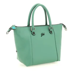 Borsa Donna a Mano con Tracolla GABS G3 PLUS Medium in Pelle Martellata Verde Filodendro