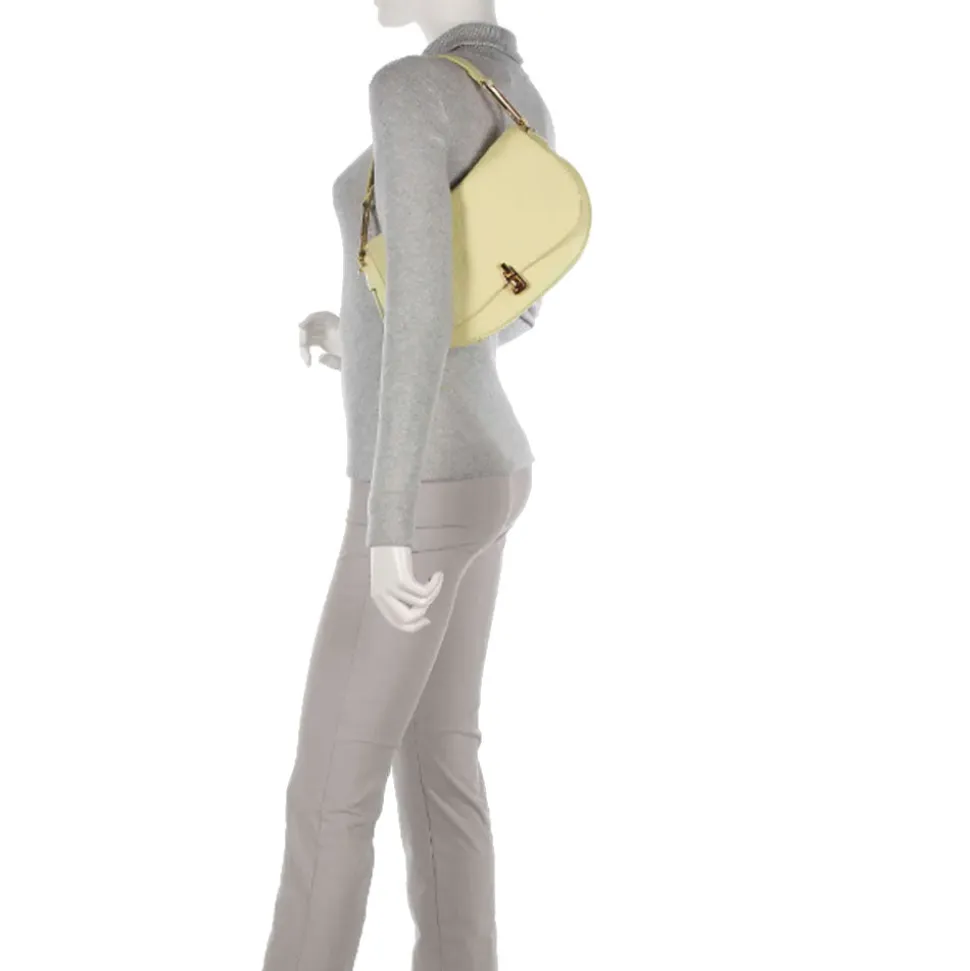 Borsa Donna a Mano con Tracolla COCCINELLE linea Magie Soft Medium in Pelle colore Lime Wash