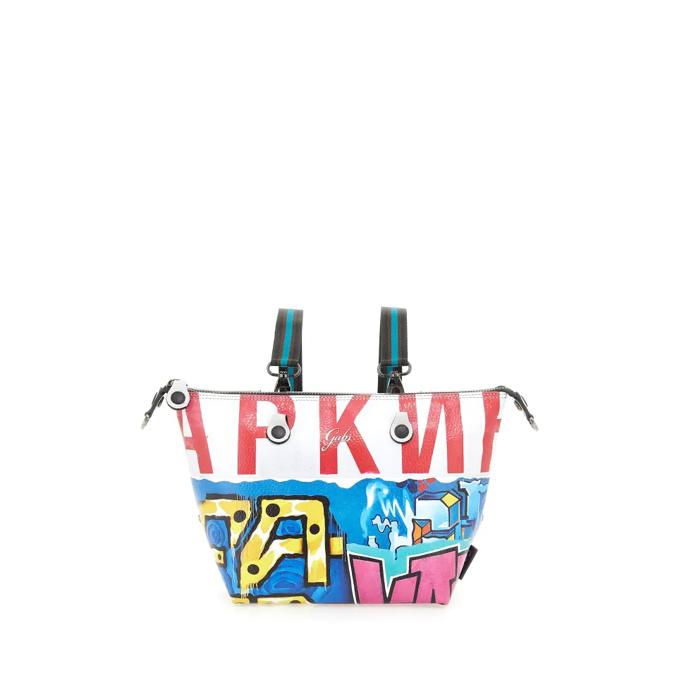 Borsa Donna a Mano con Tracolla GABS G3 PLUS in Pelle stampa Graffiti Media