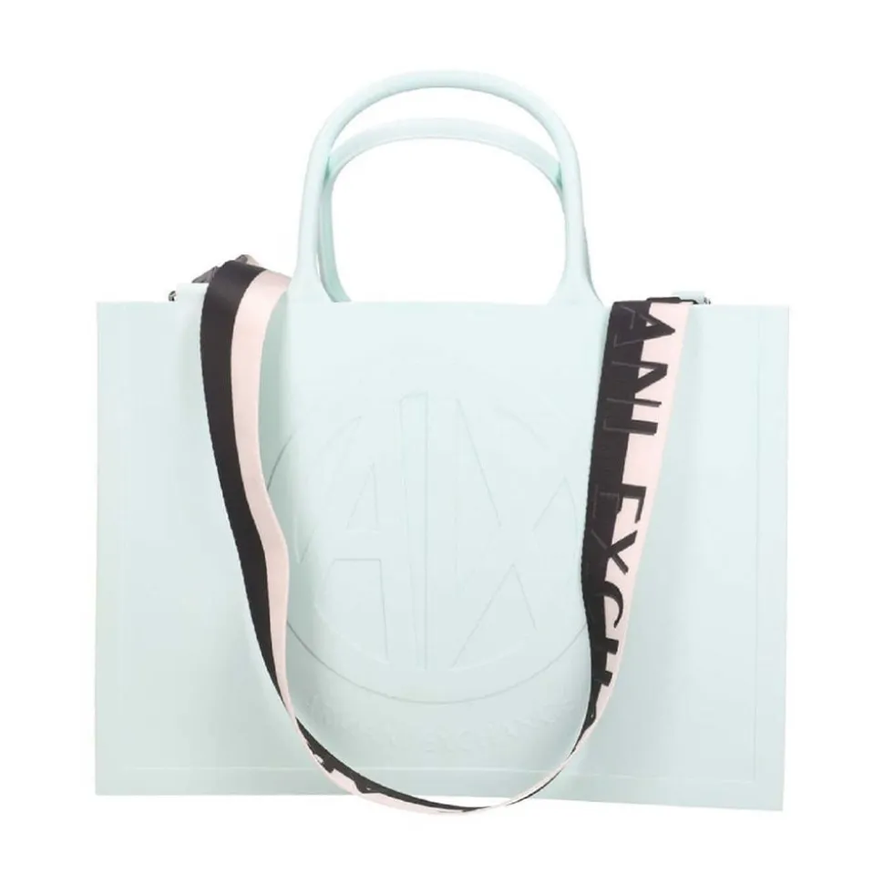 Borsa Donna a Mano con Tracolla ARMANI EXCHANGE Colore Acqua