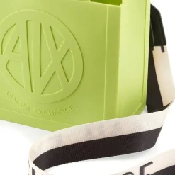 Borsa Donna a Mano con Tracolla ARMANI EXCHANGE Colore Agave Misura Piccola
