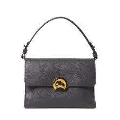 Borsa Donna a Mano con Tracolla COCCINELLE in Pelle linea Binxie Small colore Ardesia