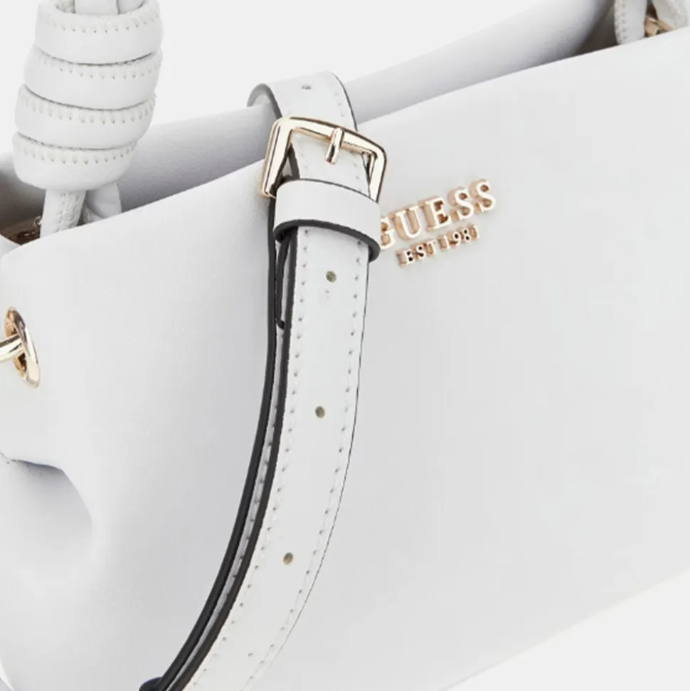 Borsa Donna a Mano GUESS Linea Sansa Colore Bianco