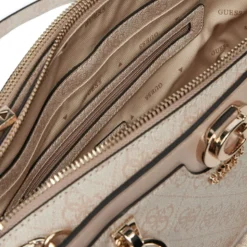 Borsa Donna a Mano GUESS Linea Orlina colore Sand Logo Misura Grande