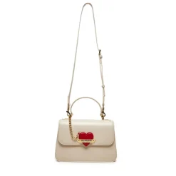 Borsa Donna a Mano LOVE MOSCHINO linea Made With Love Avorio