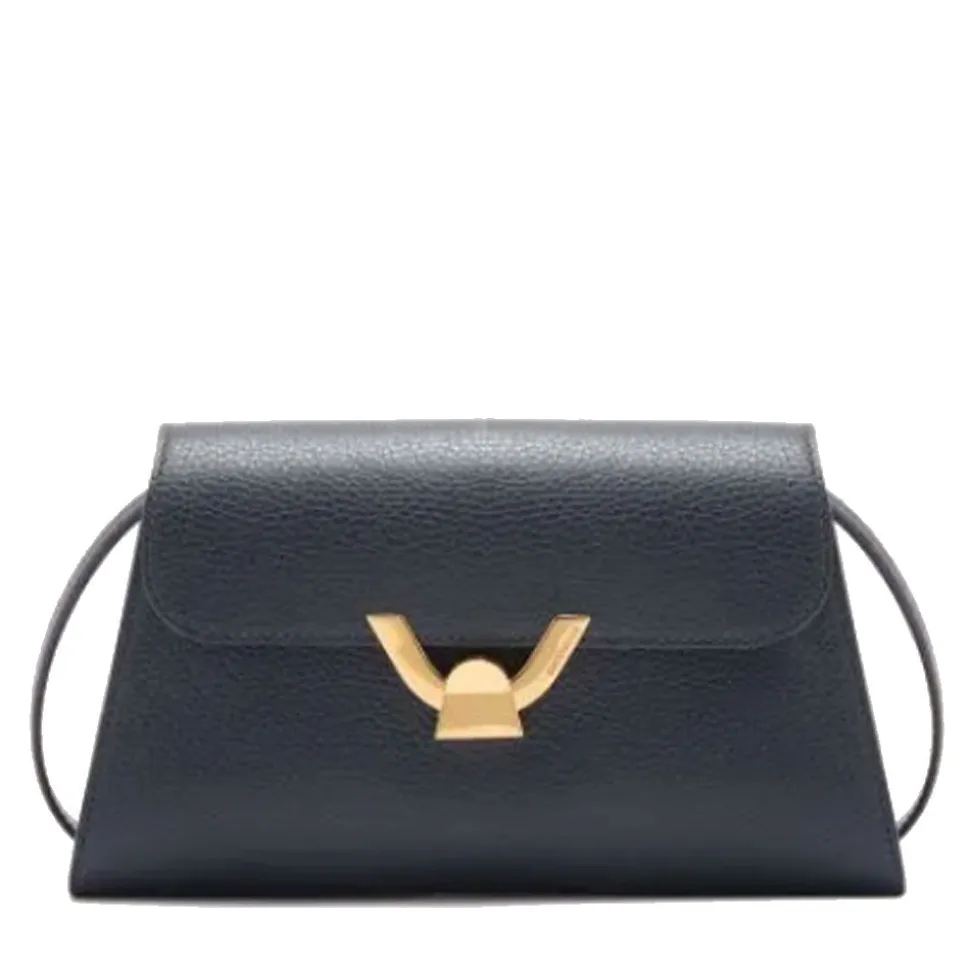 Borsa Donna a Spalla COCCINELLE in Pelle Midnight Blue linea Dew Small