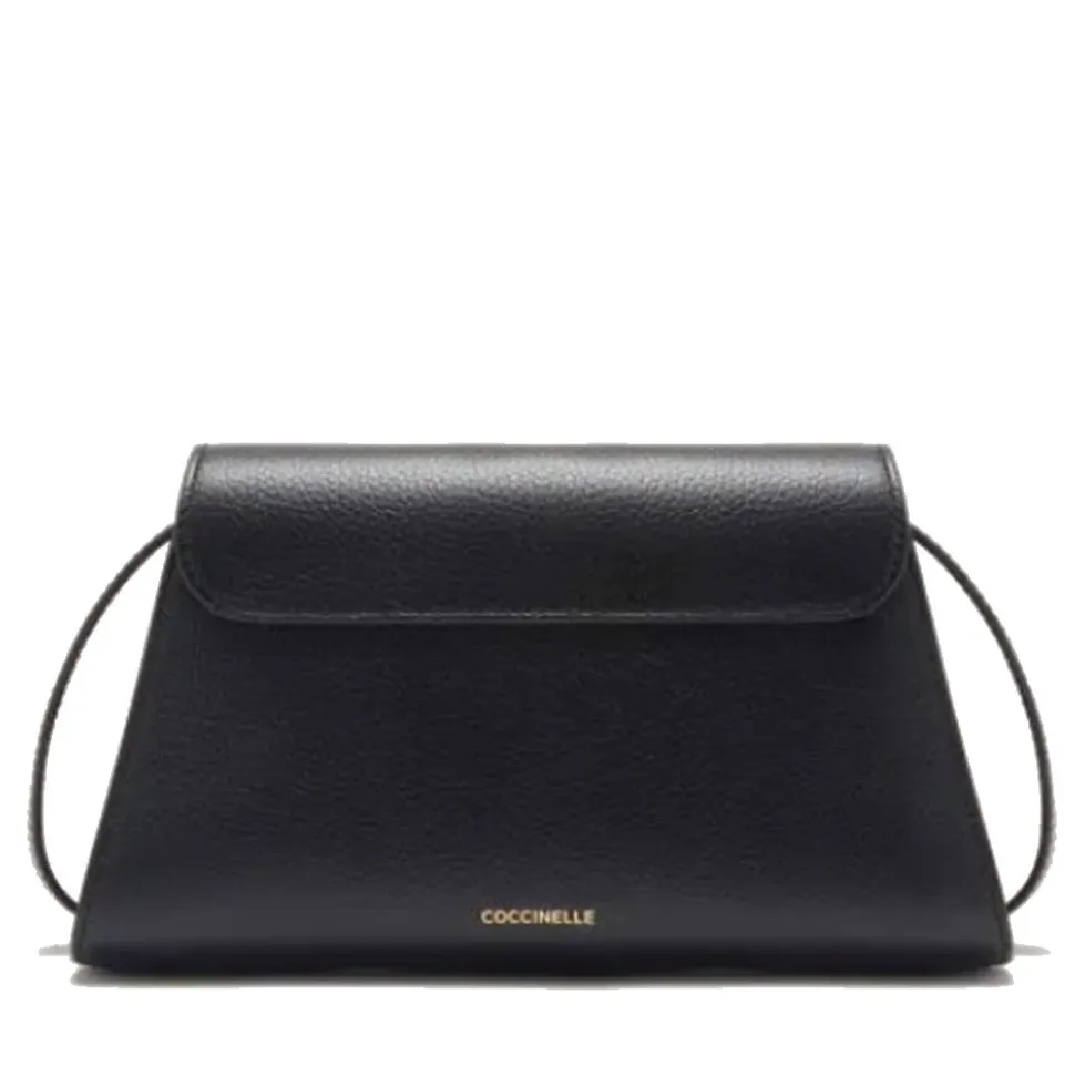 Borsa Donna a Spalla COCCINELLE in Pelle Nera linea Dew Small