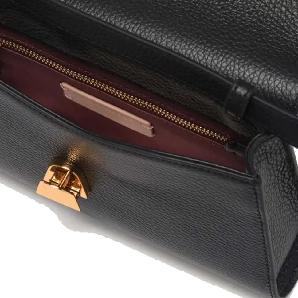Borsa Donna a Spalla COCCINELLE in Pelle Nera linea Dew Small