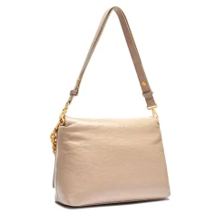 Borsa Donna a Spalla con Pattina LIU JO Better linea La Puffy Sabbia Scuro