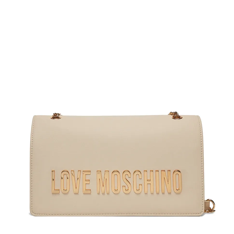 Borsa Donna a Spalla e a Tracolla LOVE MOSCHINO linea Bold Bag color Avorio