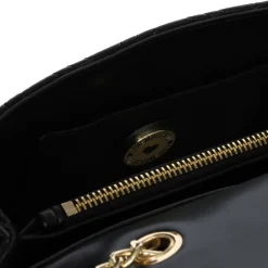 Borsa Donna a Spalla e Tracolla LOVE MOSCHINO linea Lettering Logo Nero