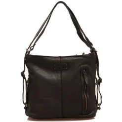 Borsa Donna a Spalla GIANNI CONTI in Pelle Nera