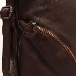 Borsa Donna a Spalla GIANNI CONTI in Pelle Marrone