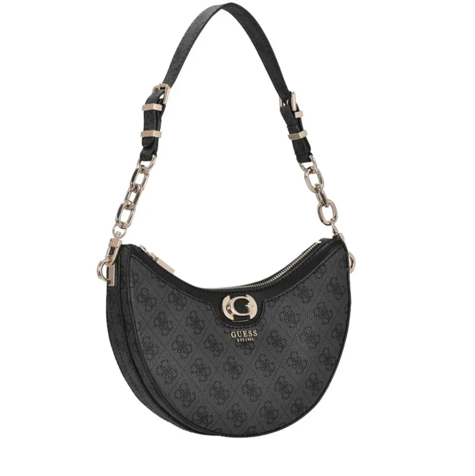 Borsa Donna a Spalla GUESS Linea Orlina colore Coal Logo