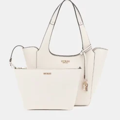 Borsa Donna a Spalla GUESS Linea Helina colore Bone