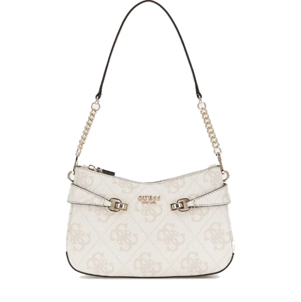 Borsa Donna a Spalla GUESS Linea Lorelei colore Bone Logo