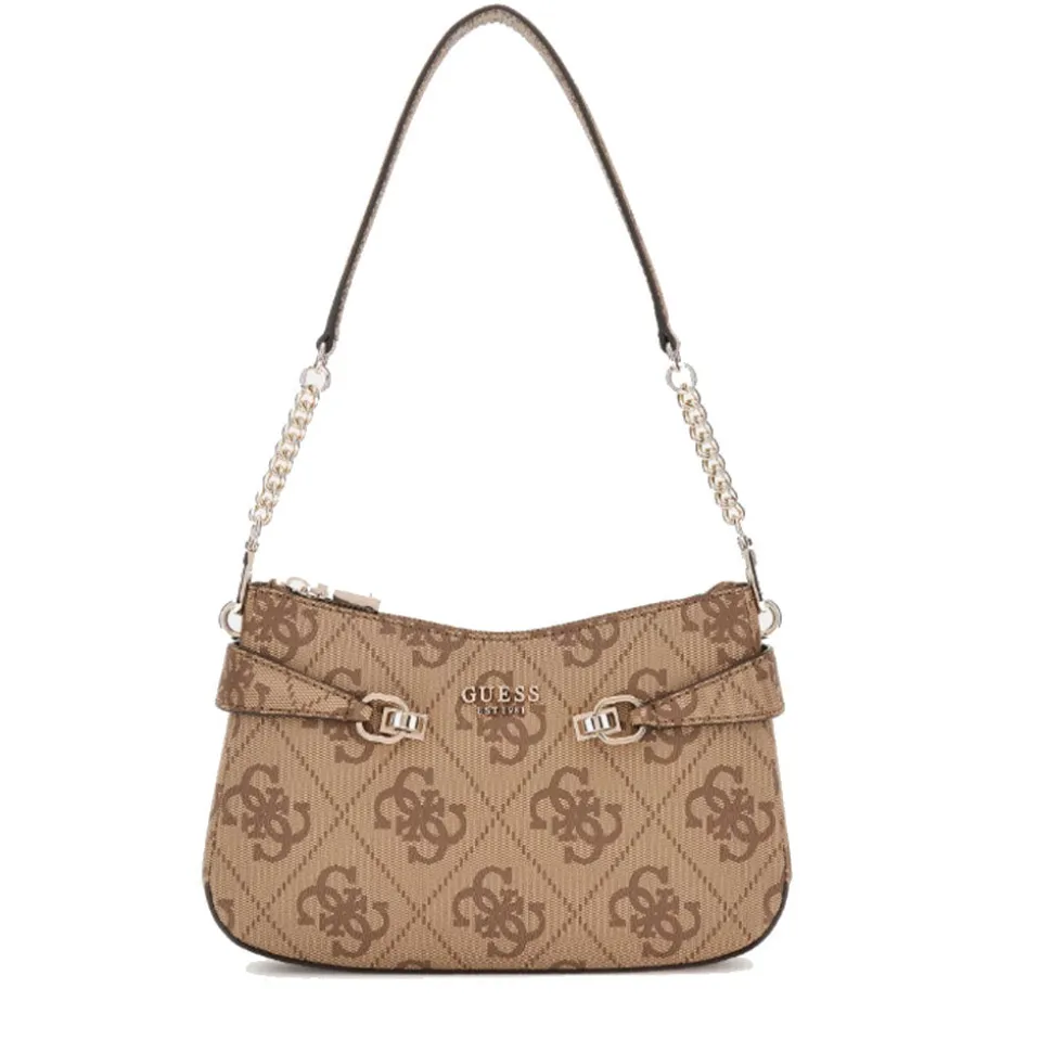 Borsa Donna a Spalla GUESS Linea Lorelei colore Latte Logo