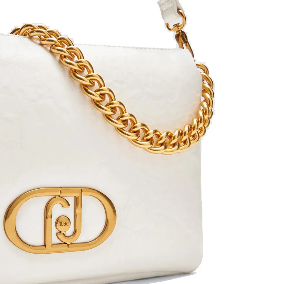 Borsa Donna a Spalla LIU JO Better linea La Puffy Off White