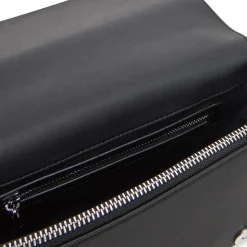 Borsa Donna a Spalla LOVE MOSCHINO Nera con Logo Lettering Sfumato