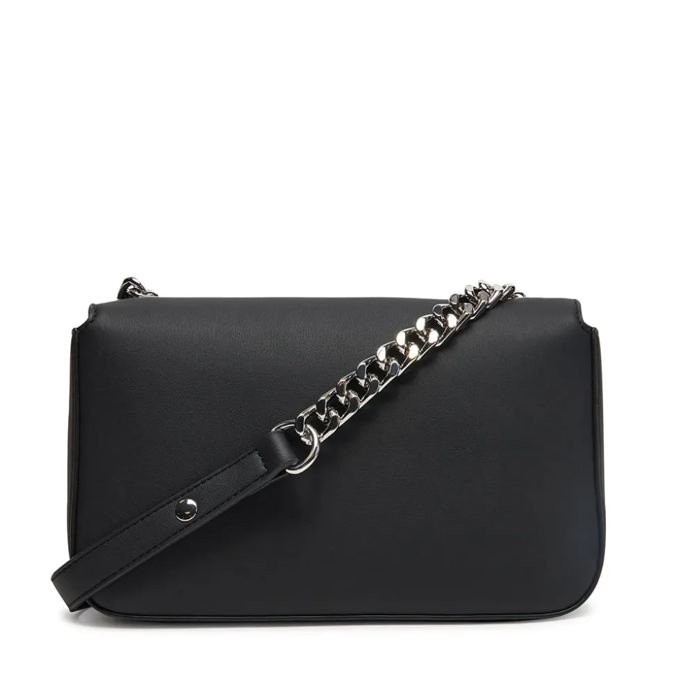 Borsa Donna a Spalla LOVE MOSCHINO Nera con Logo Lettering Sfumato