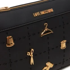 Borsa Donna a Spalla LOVE MOSCHINO linea Tailoring Nera