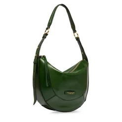 Borsa Donna a Spalla THE BRIDGE linea Fedora in Pelle Verde Inglese