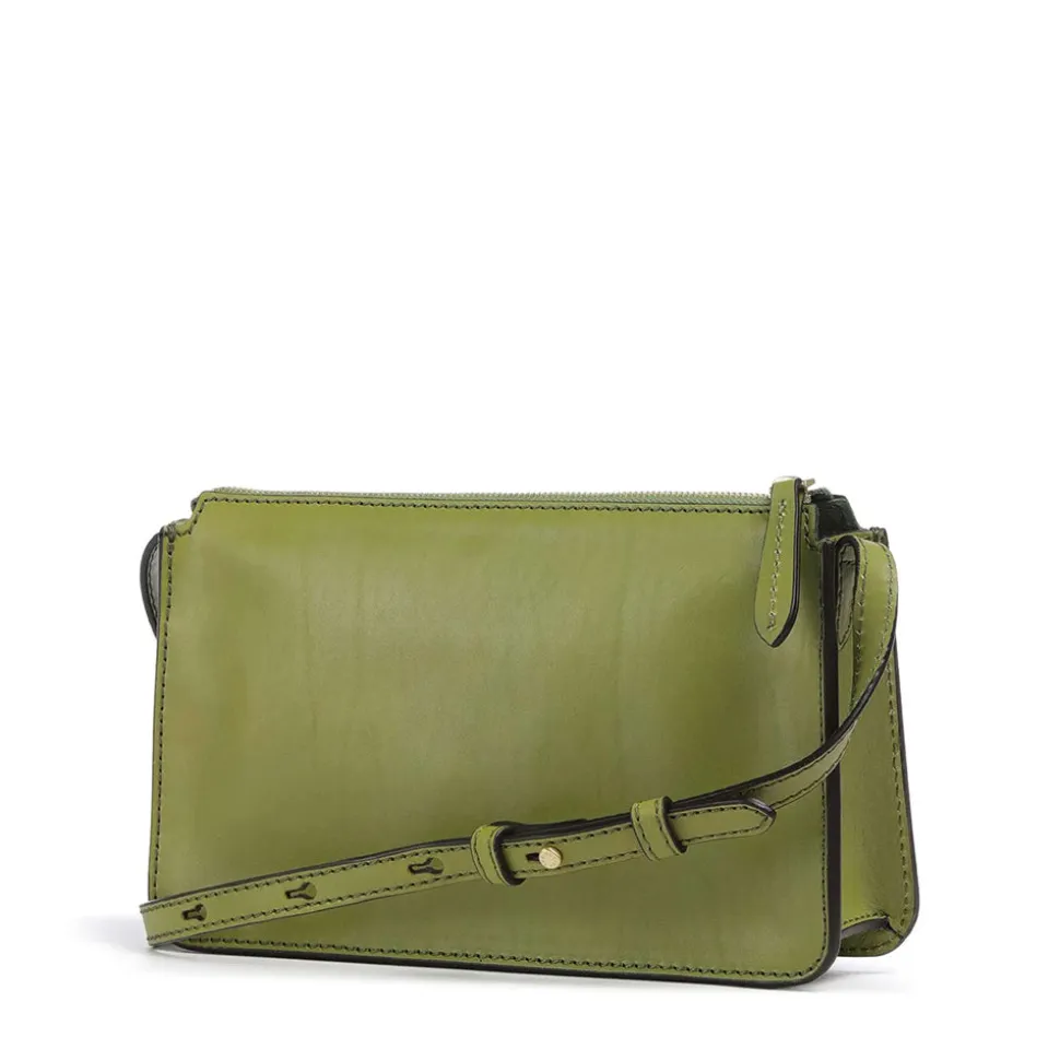 Borsa Donna a Spalla THE BRIDGE linea Lucrezia in Pelle Verde Pistacchio